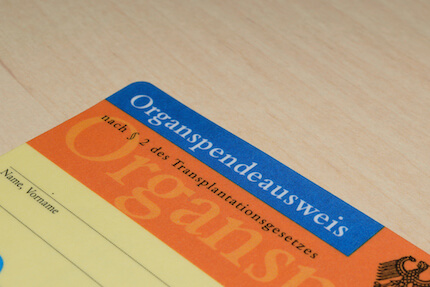 Organspendeausweis